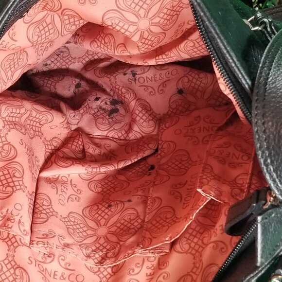 Stone & Company Black Leather Purse Shoulder Bag 12096 - Picture 7 of 8